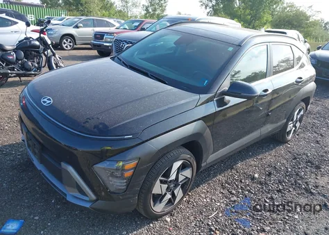 2024 Hyundai Kona Limited из США, поврежденный, VIN KM8HECA31RU052883